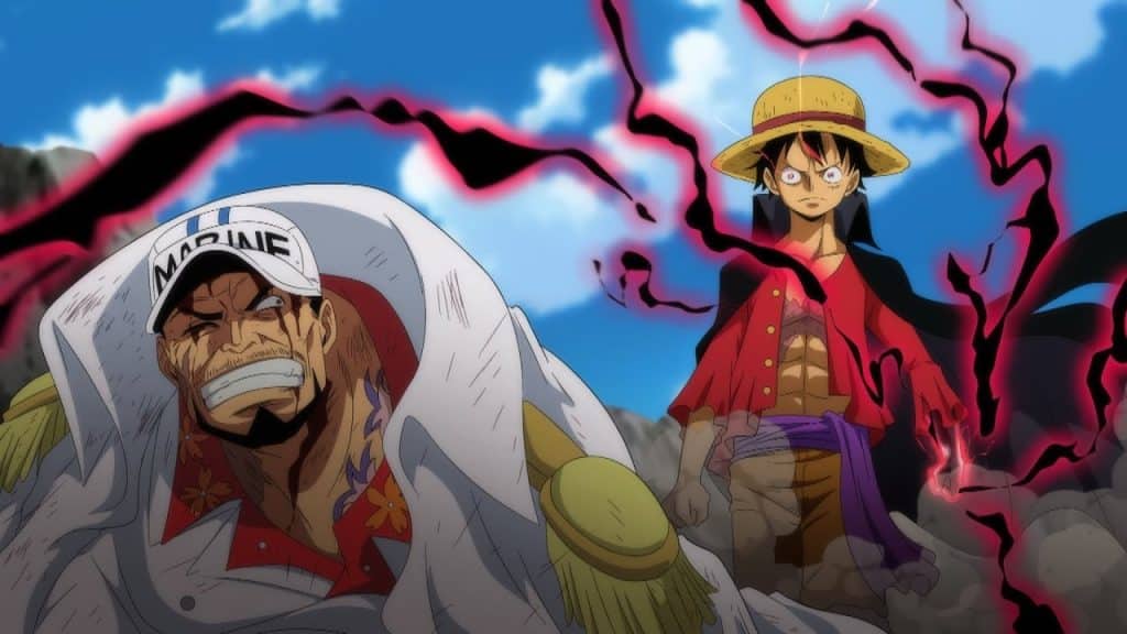 is akainu stronger than luffy