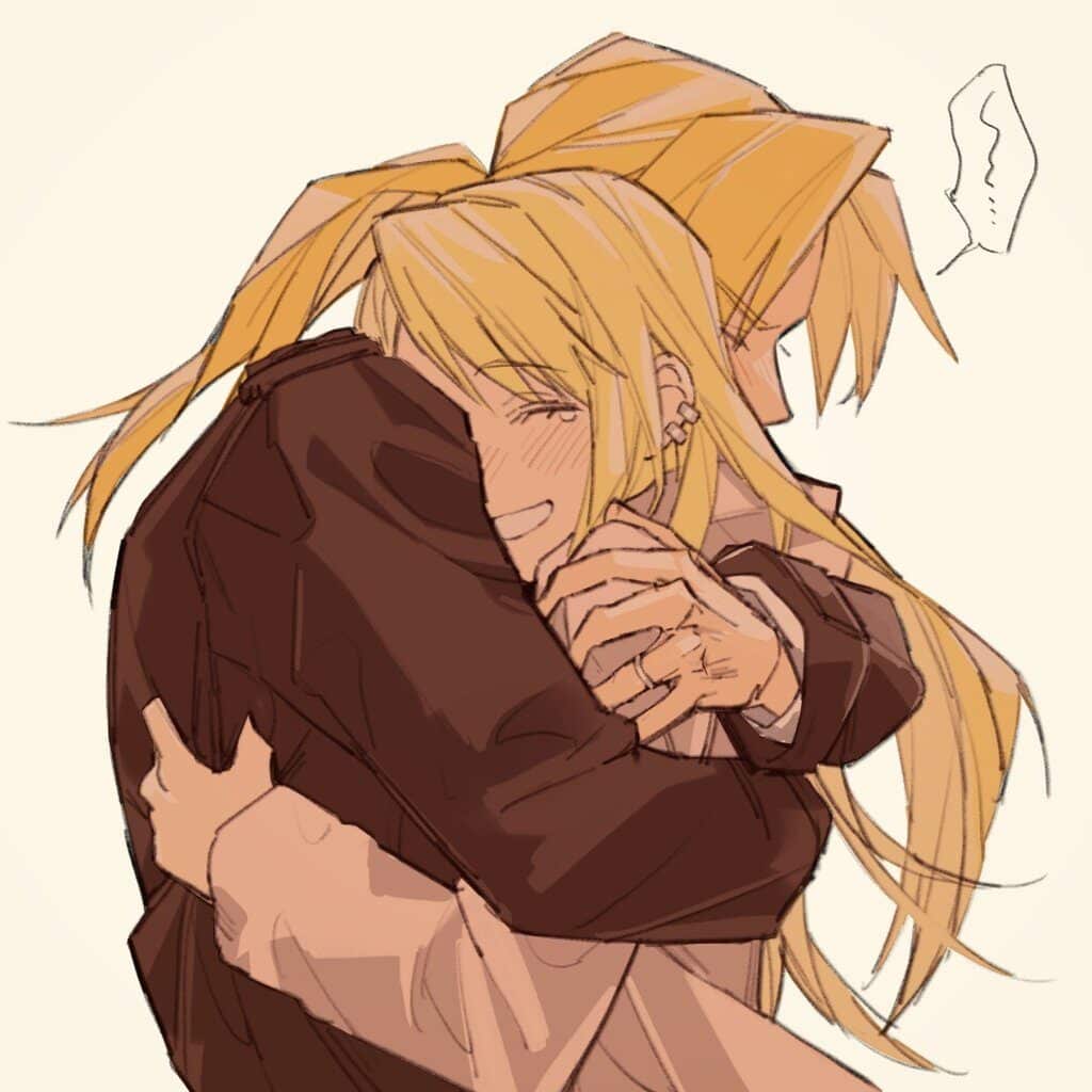 edward elric and winry rockbell moments