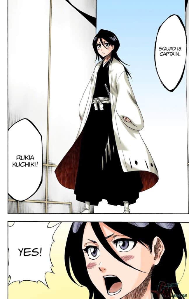 bleach colored manga panels