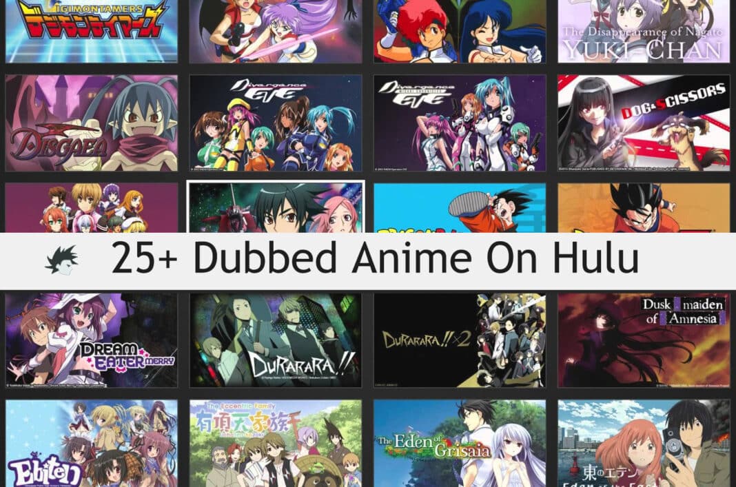 dubbed anime on hulu