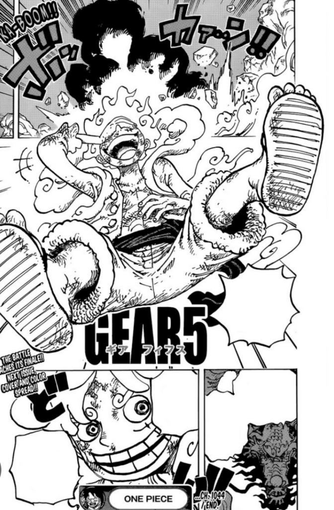 gear 5 luffy manga