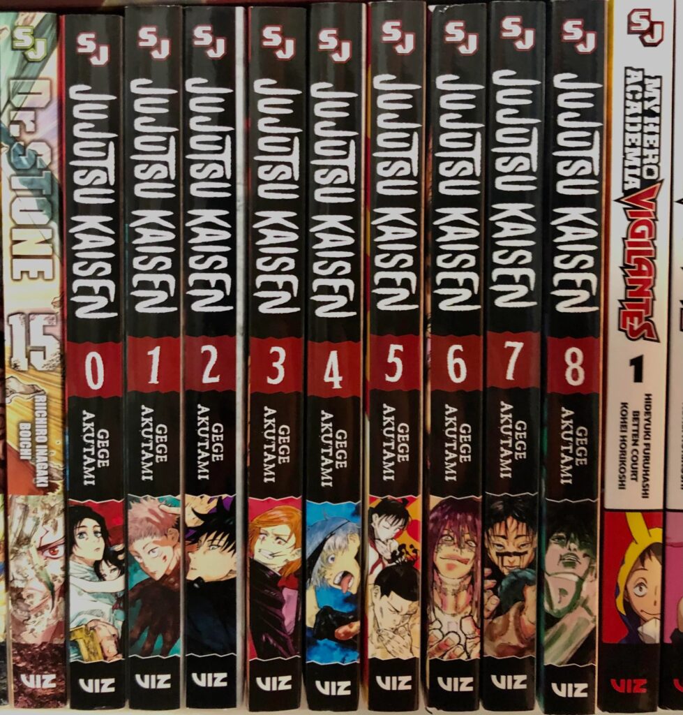 jujutsu kaisen manga box set
