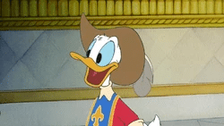 Donald in The Three Musketeers