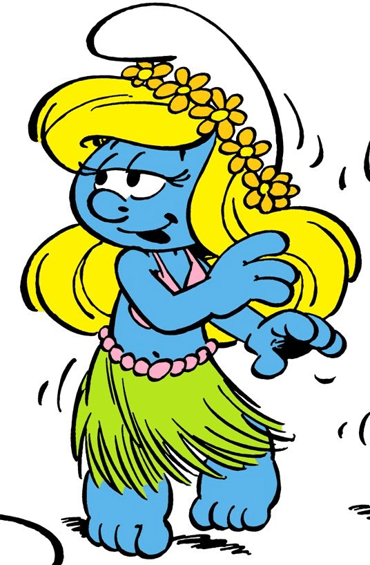 smurfette from the smurfs